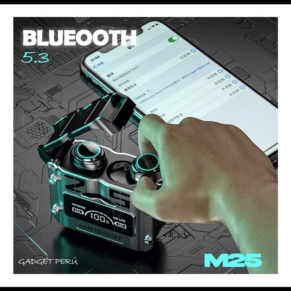 Audífonos Pro Gamer M25 - Sonido Envolvente + Powerbank 🎧